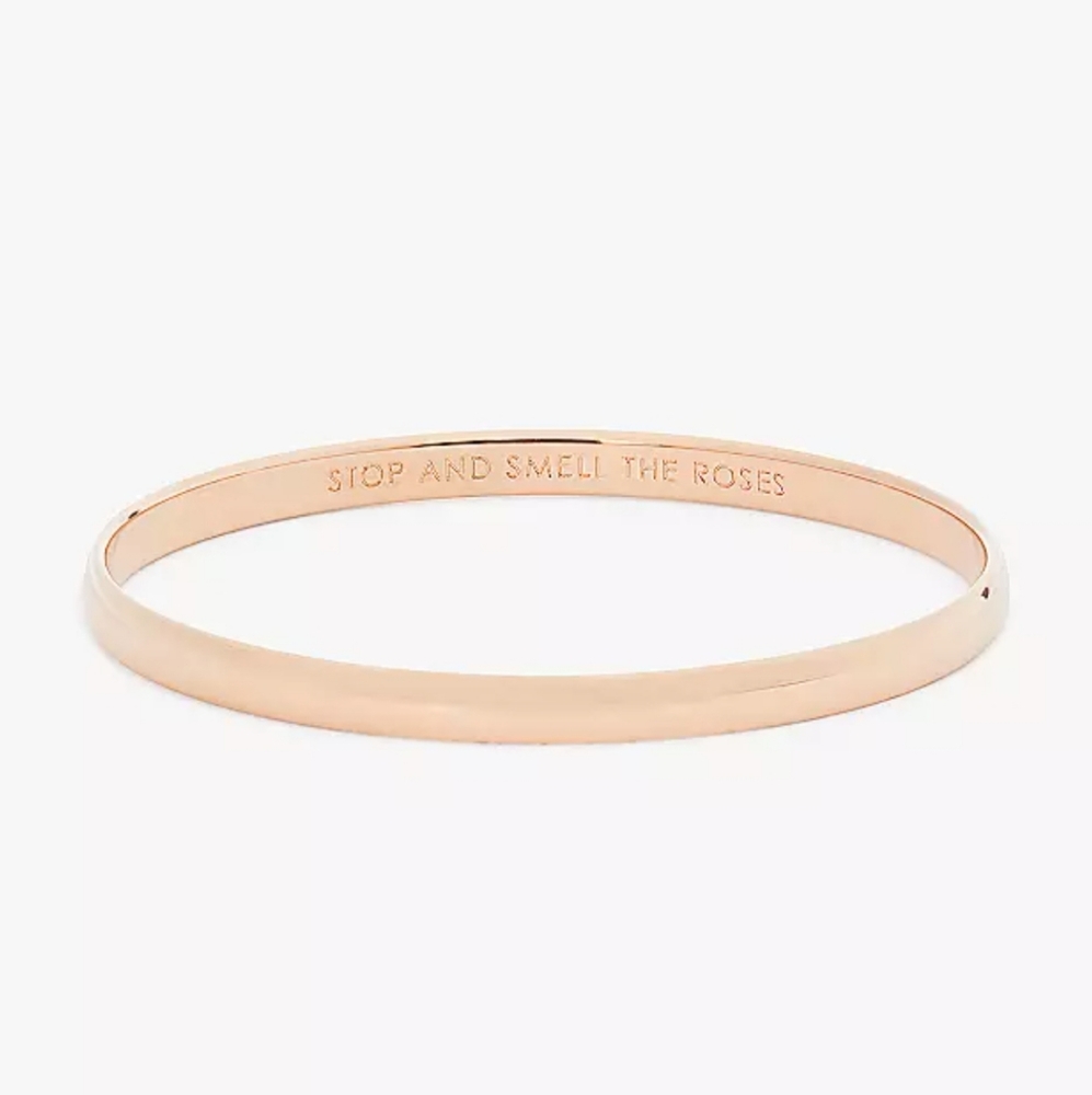 NWT Kate Spade rose gold bangle